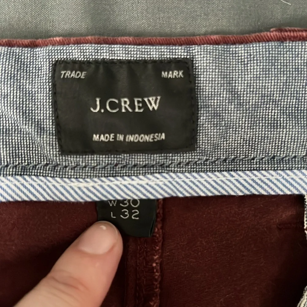 J. Crew size 30
